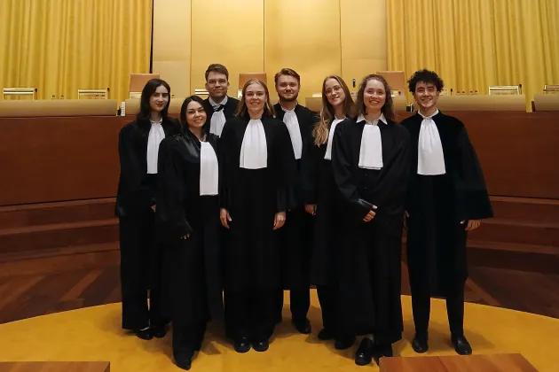 Gruppfoto deltagare Moot court.Photo.
