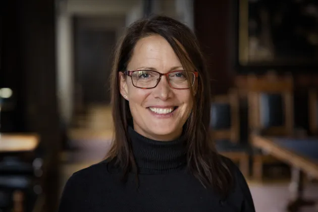 Porträtt på Katja Cejie. Foto.