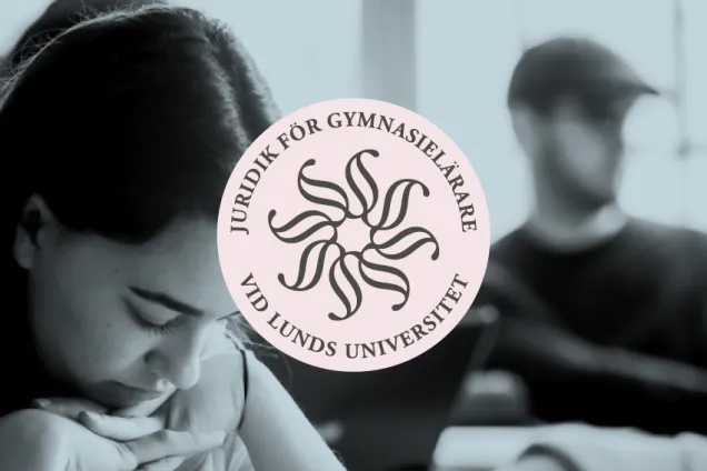 Studerande student med lärarlyftets symbol