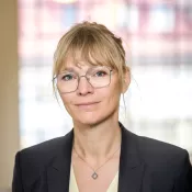 Porträttbild av Lena Wahlberg. Foto.