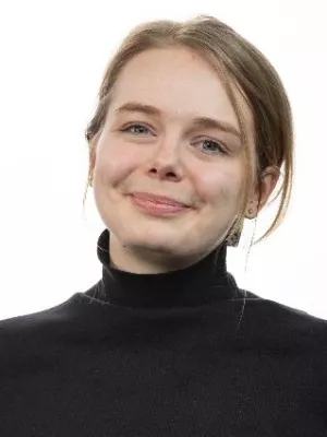 Porträtt av Sara Bergström. Foto