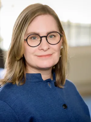 Porträttbild av Kerstin Gidlöf. Foto.